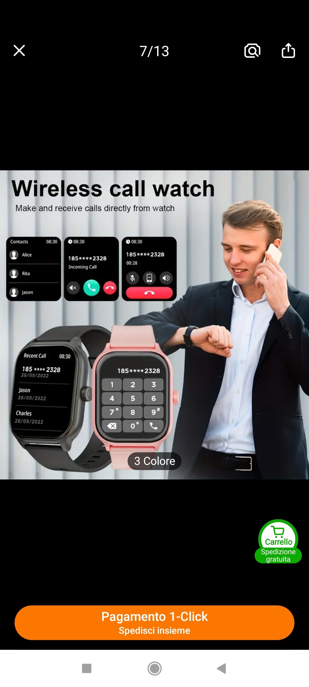 SMARTWATCH NERO